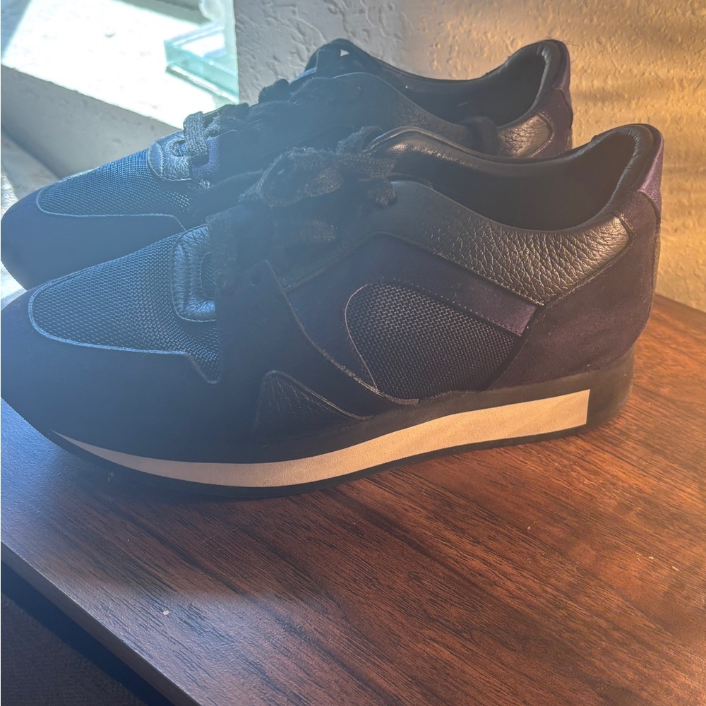 Burberry Black and Navy Sneakers